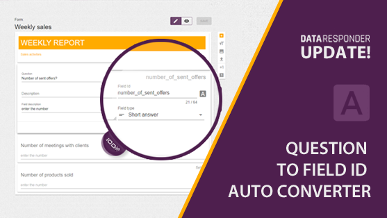 Question to field ID auto converter