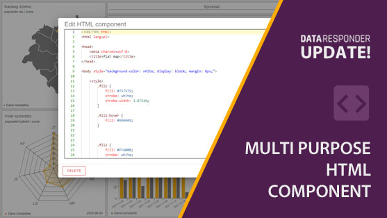 Multi purpose HTML component