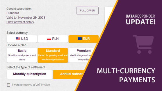 Multi-currency payments